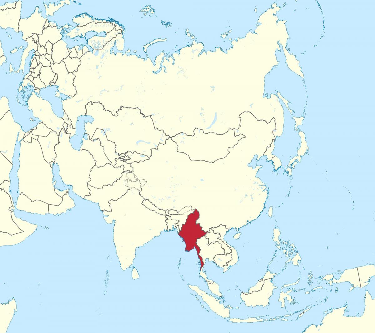hartë të botës Myanmar Burma
