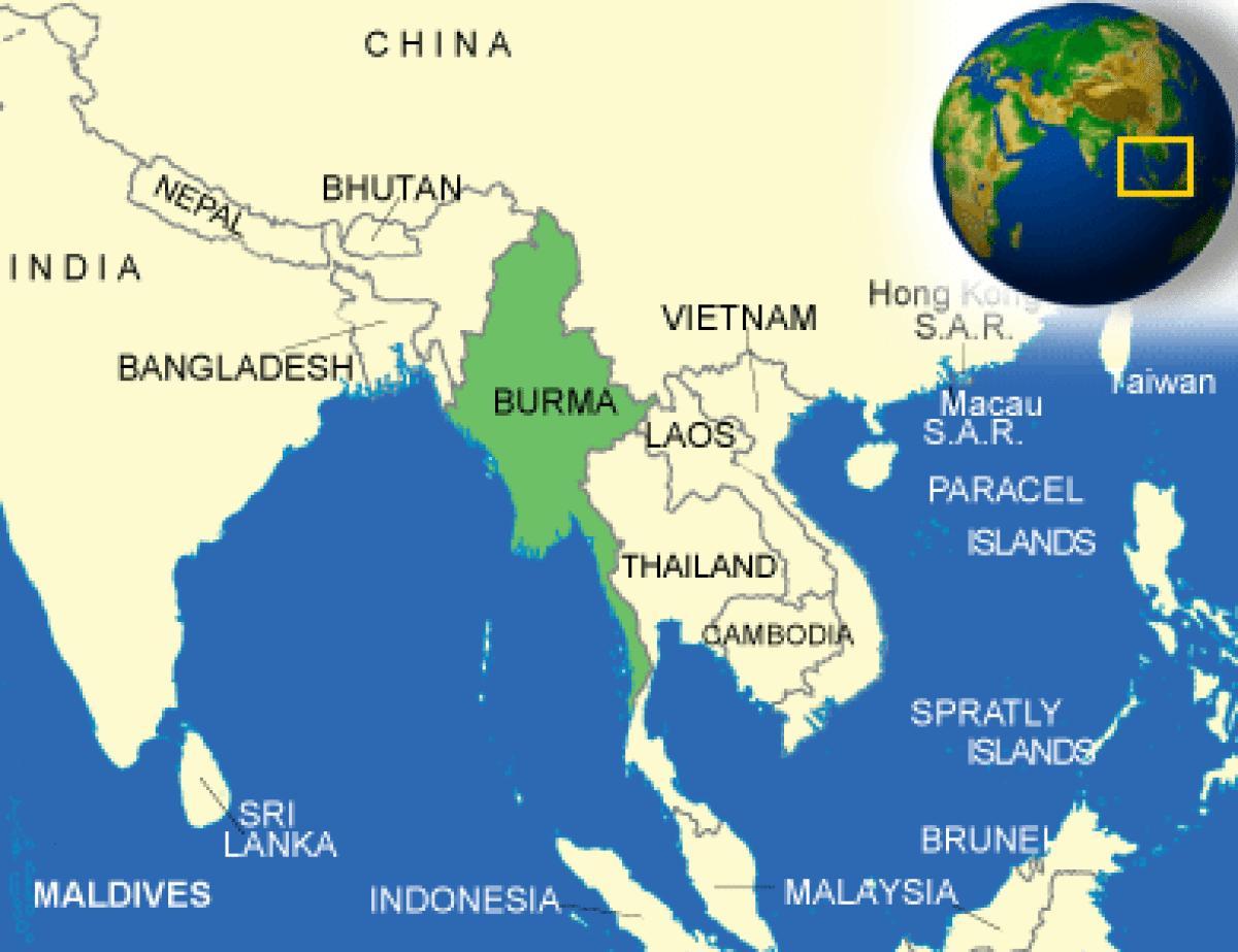 E shtrydhur ose Myanmar hartë