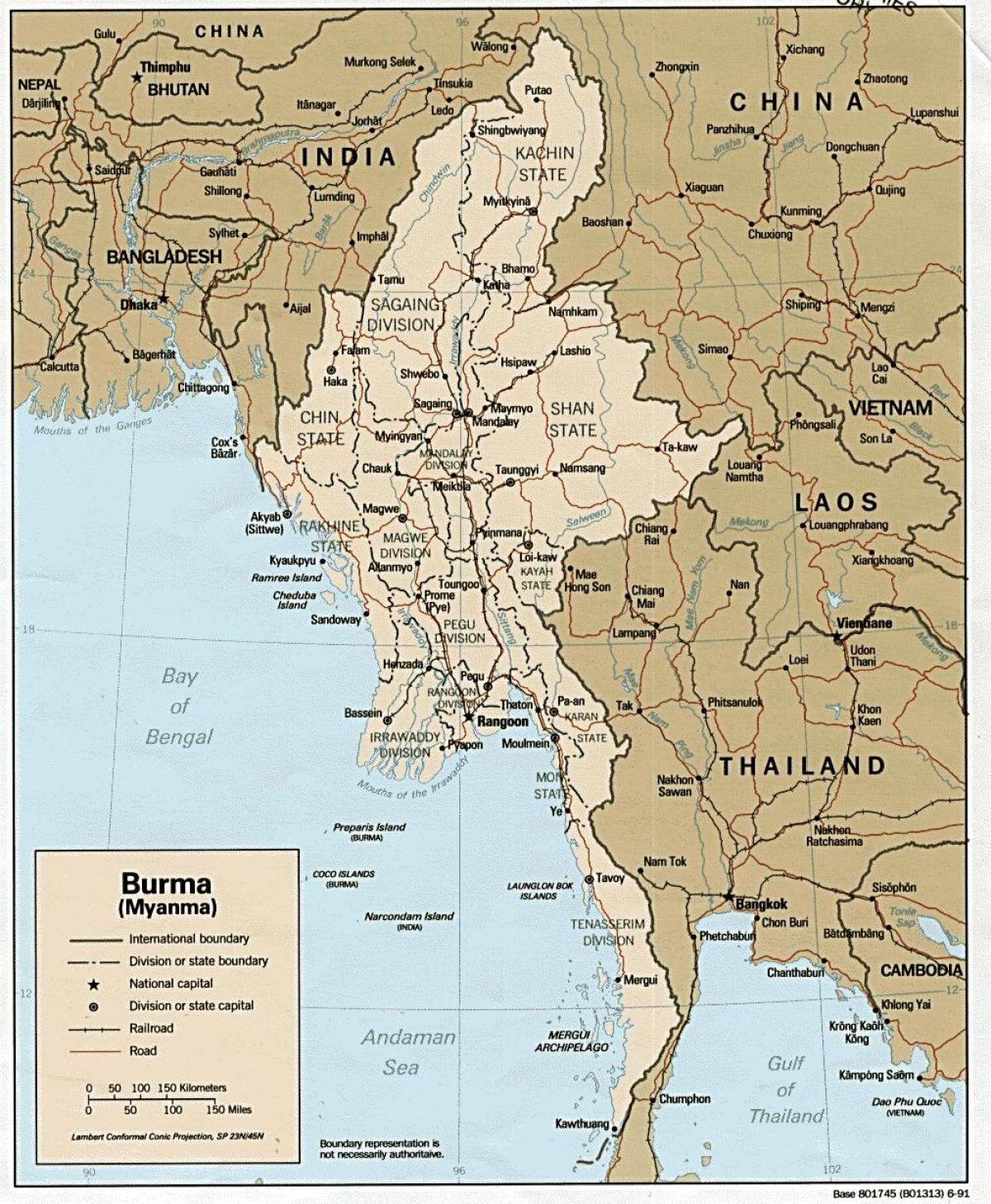 Myanmar hartë hd