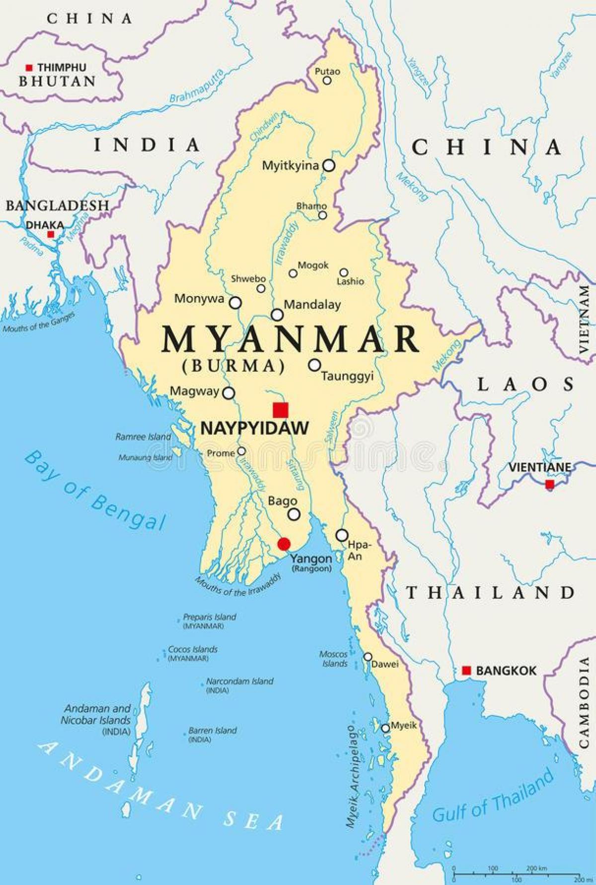 naypyidaw Myanmar hartë