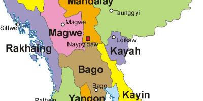 Myanmar hartë foto
