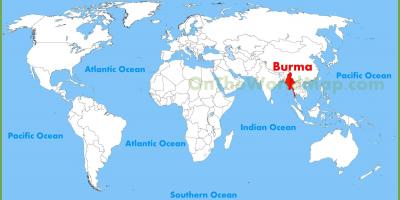 Burma vendndodhjen në hartë